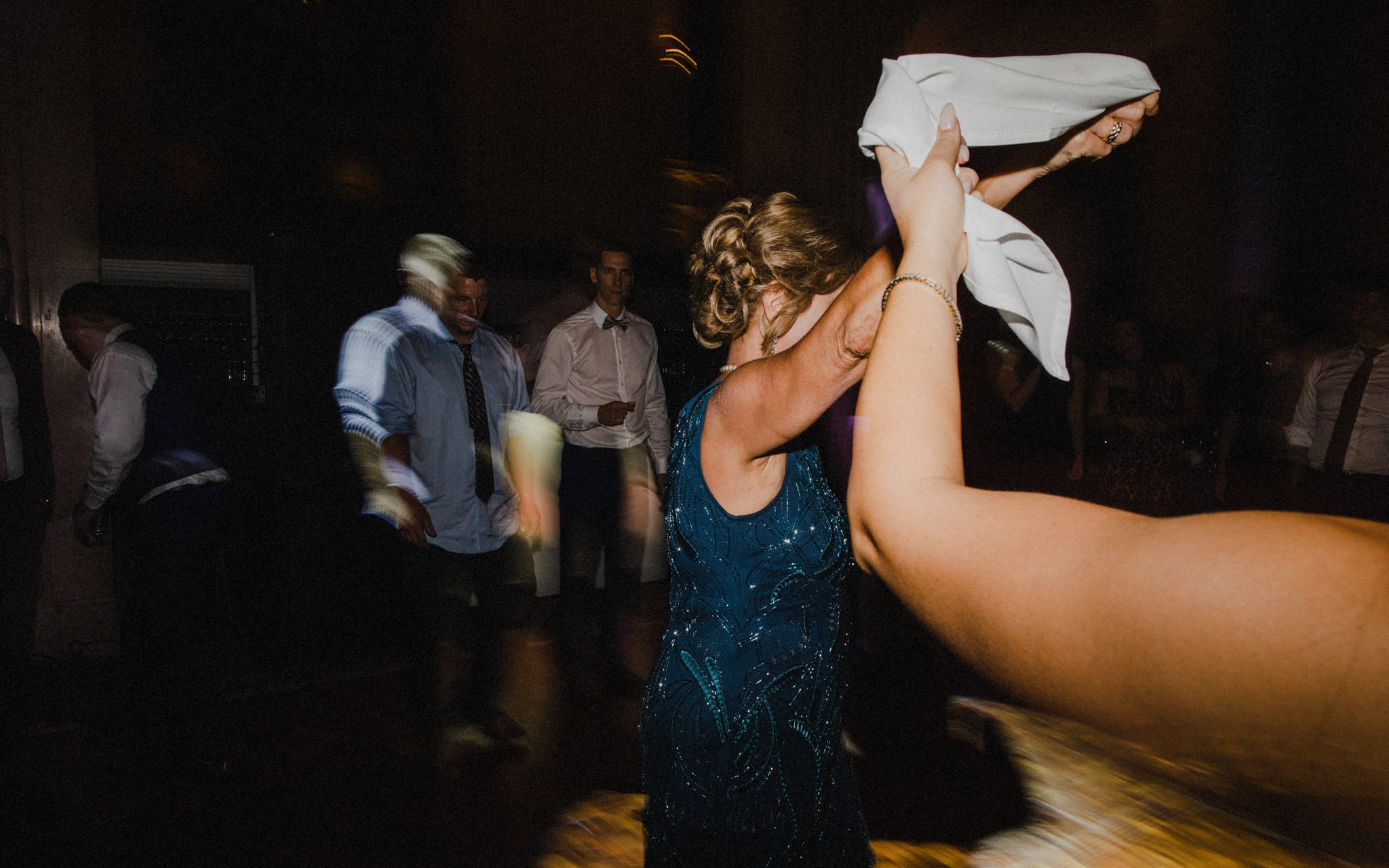 greek dancing during reception