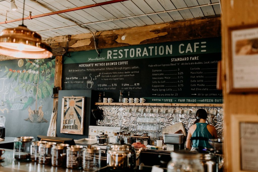 Merchants of Green Coffee Wedding - Restoration Cafe